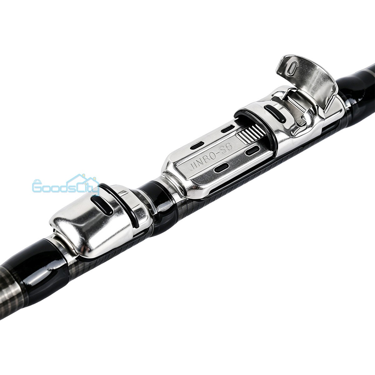 Carbon Fiber Telescopic Fishing Rod Sea Saltwater Portable Spinning Pole