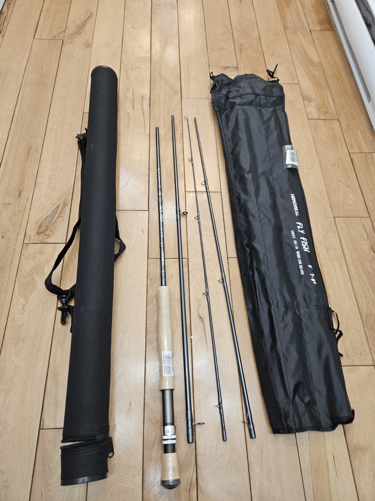 Honoreal Fly Rod 9ft 7/8wt With Carry Tube 4 Piece Fly Rod