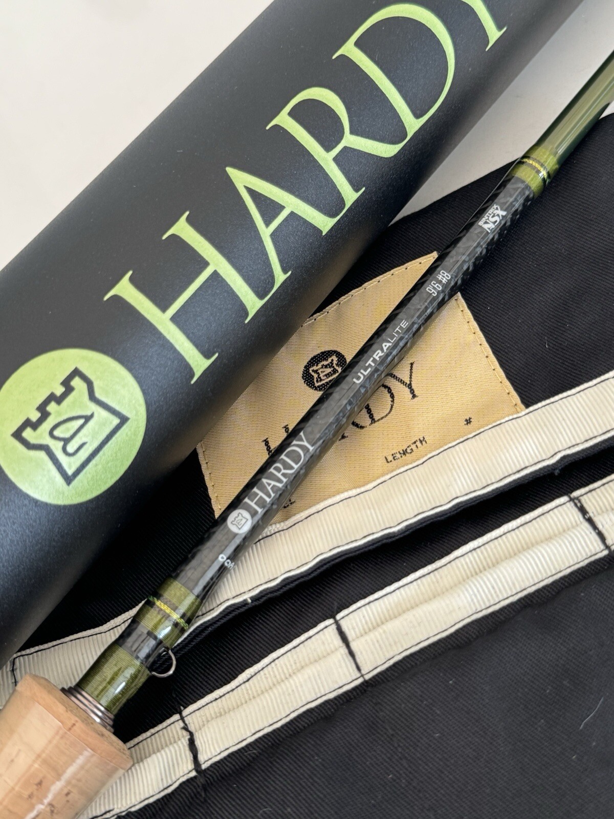 **BEAUTIFUL** NEW HARDY 8wt. 9’6in 4pc Ultralite Sintrix NSX Fly Rod!! BRAND NEW