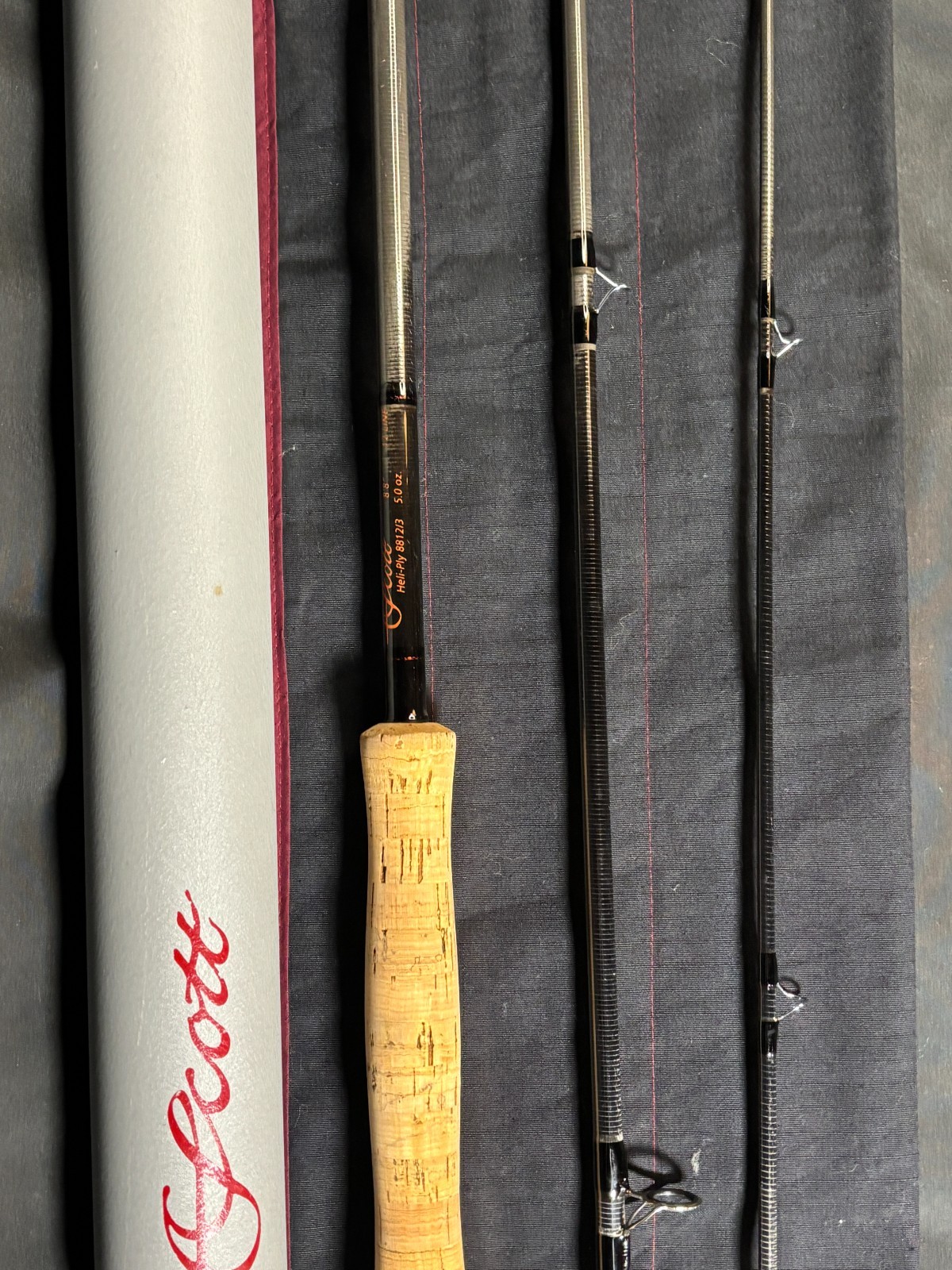 Scott Heli-Ply 8812/3 8ft8in 12wt 3pc Excellent Condition Serial No.139855
