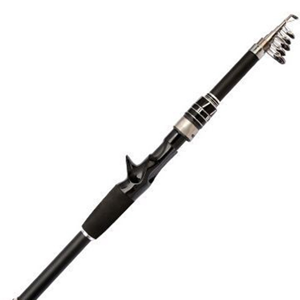 Travel Fishing Rod 1 8m 2 1m 2 4m with Carbon Fiber and Stainless Steel Guides