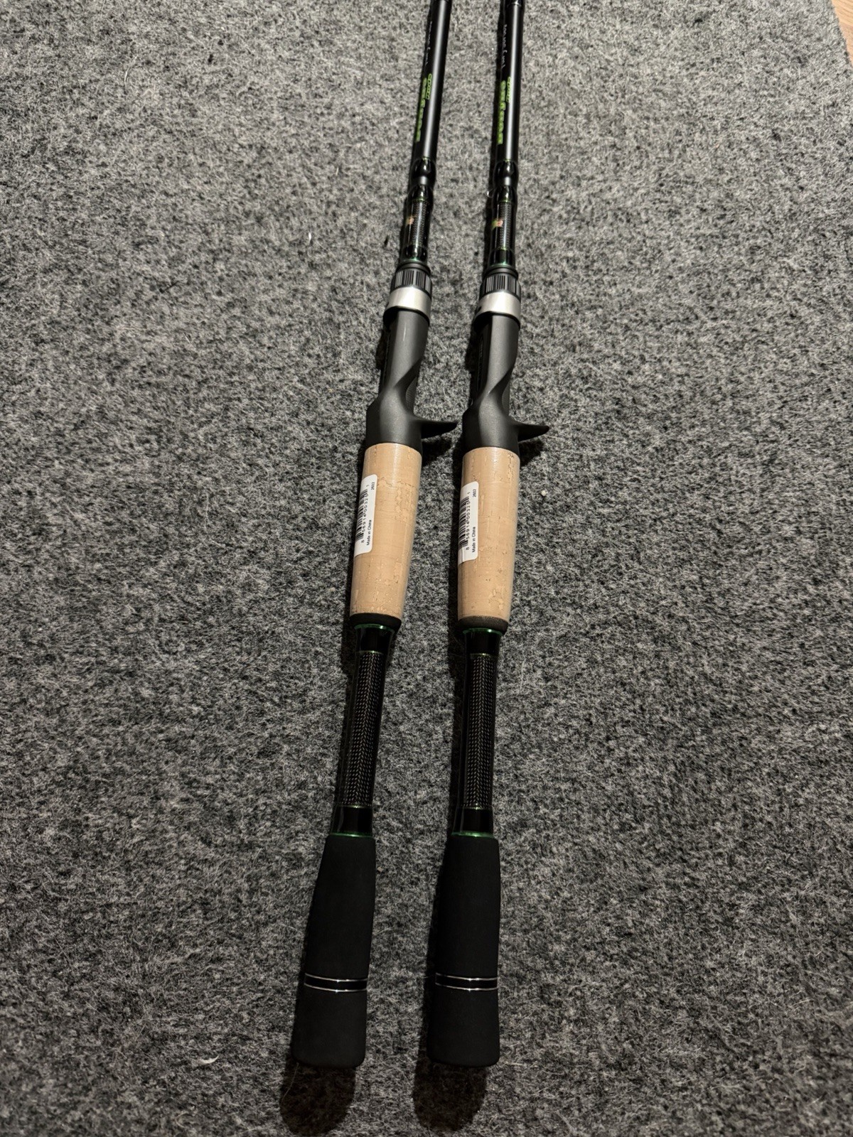 Lot Of 2 Brand New! Dobyns Fury 7’3″ Medium Heavy Fast Casting Rod FR733C
