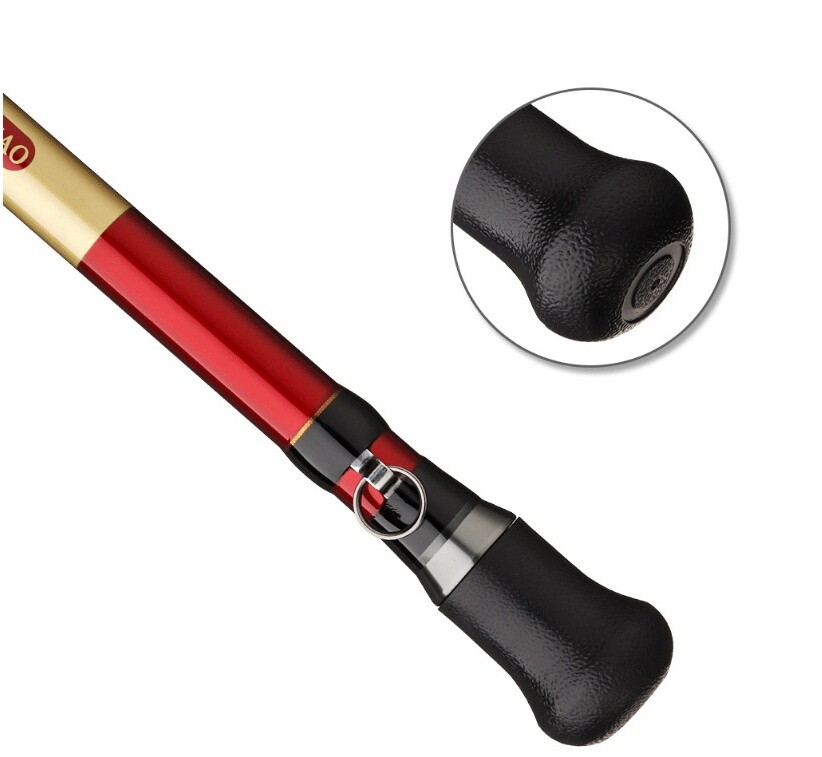 Boat Fishing Rod Travel Carbon Fiber Spinning Casting Rod 3 Section Sea Big Game