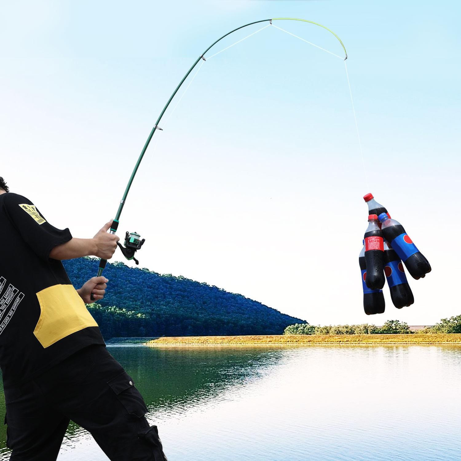 Sougayilang 1.8m Spinning Fishing Rod M Power Children Fishing Rod Telescopic Ro