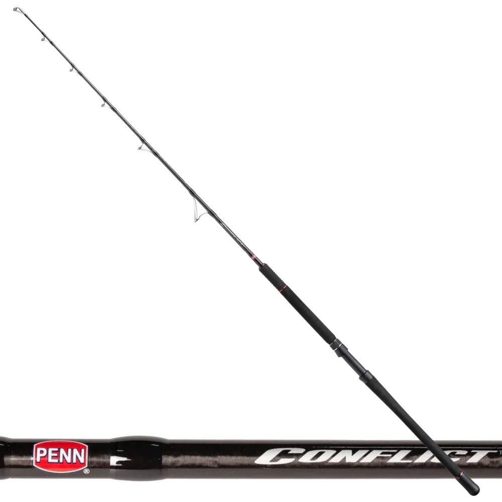 PENN Big Game Fishing Spinning Rod CONFLICT Tuna Broume 1.83m/100lb