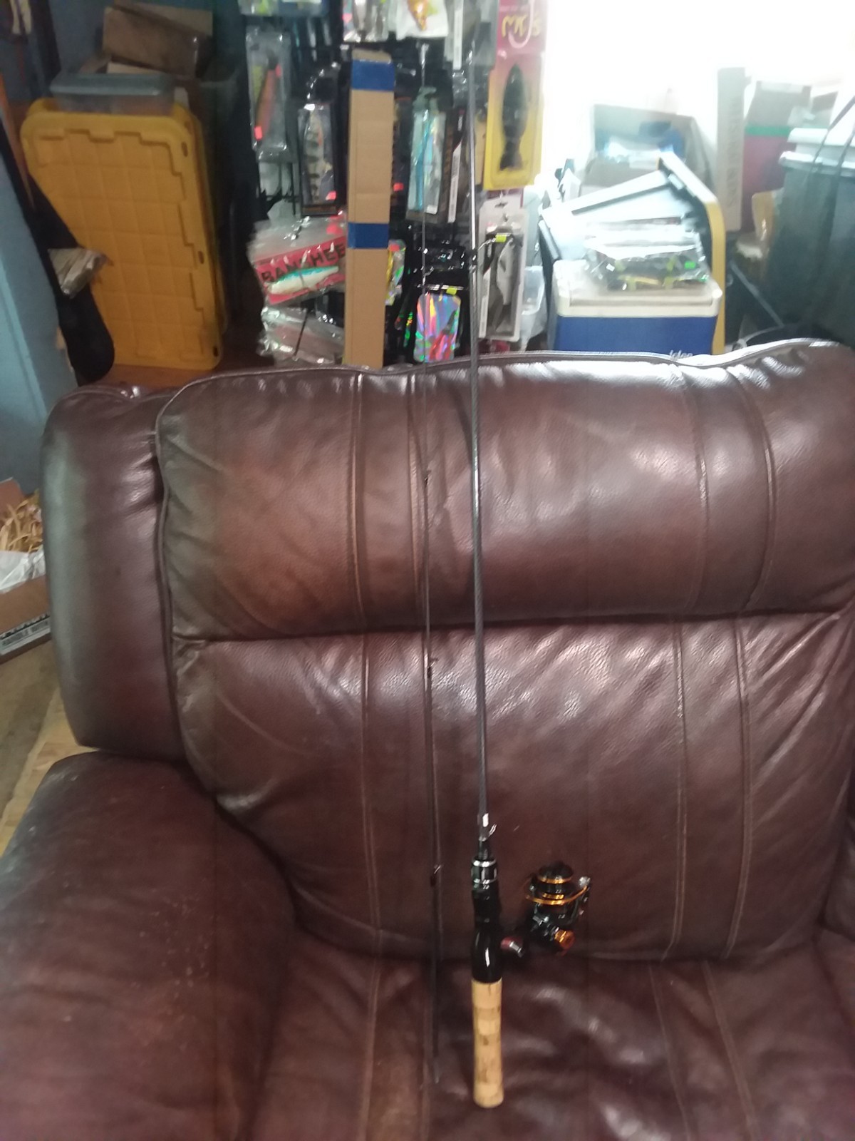 TWO 6 Foot Carbon Fiber Fishing Rods & Two 1000 Spinning Ultra Light REELS!