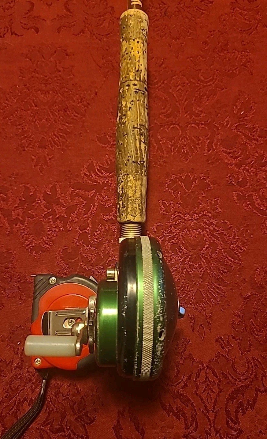Vintage Heddon Vicount Custom Rod 2 Pcs #8007-8 1/2 Feet w JOHNSON #80 Reel