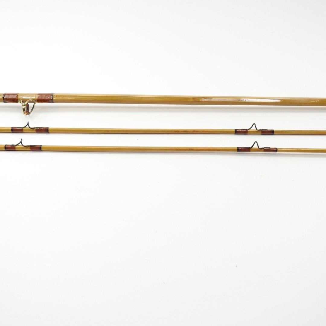 Dennis Stone Bamboo Fly Fishing Rod. 7’ 4wt. W/ Tube and Sock.
