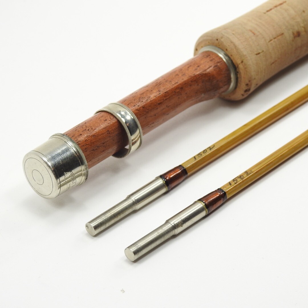 Dennis Stone Bamboo Fly Fishing Rod. 7’ 4wt. W/ Tube and Sock.