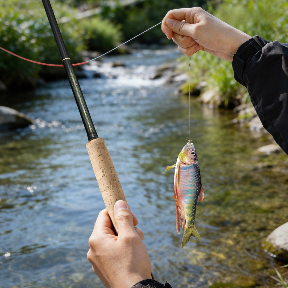 Carbon Fly Fishing Rod Tenkara Design 44cm Packed 350cm Extended Stream Rod