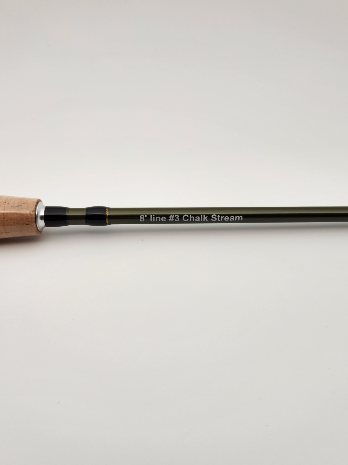 8′ 3wt Chalk Stream Fly Rod With 2 Tips And Rod Sock