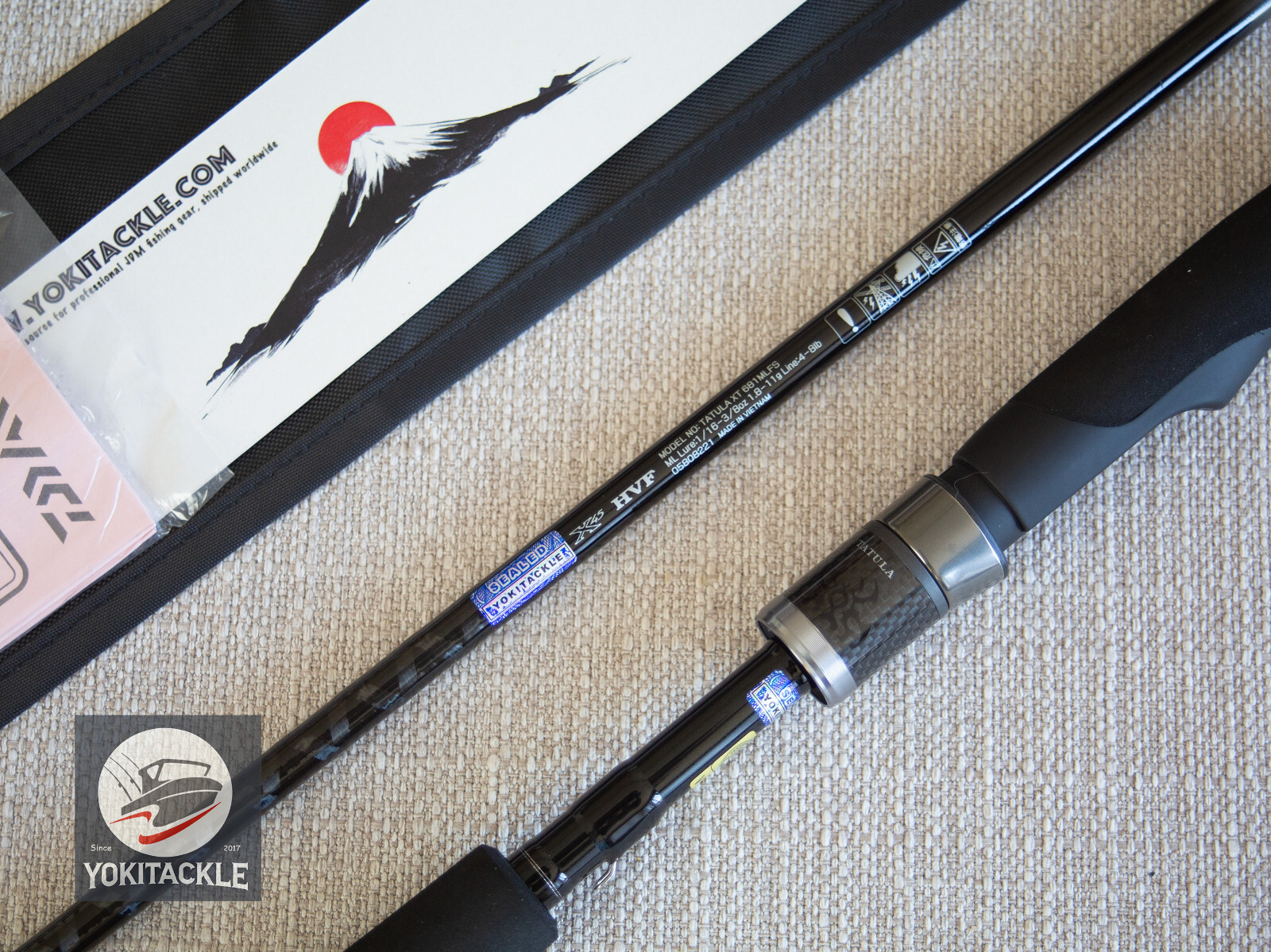Daiwa 24 TATULA XT 681MLFS Grip Joint Spinning Rod From Japan A2