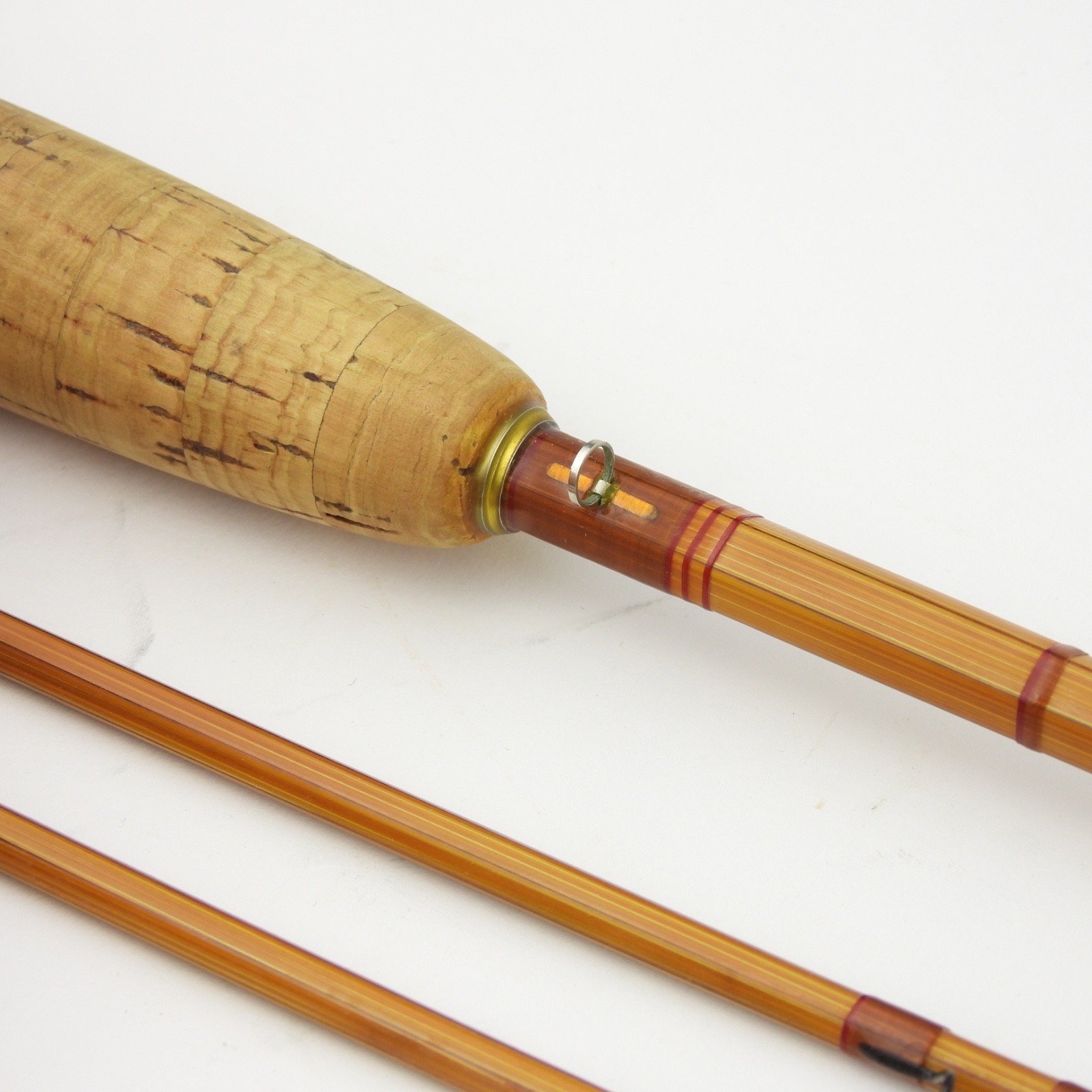 John M. Dann “Oatka Creek Companion” Bamboo Fly Rod. 8’. 4wt. W/ Tube & Sock.