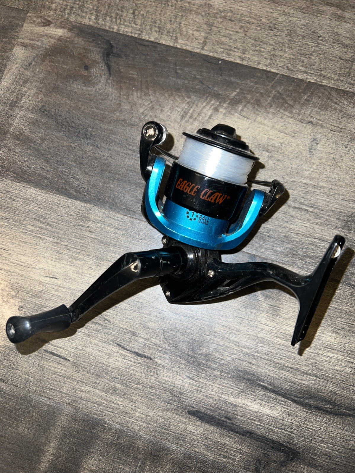 Eagle Claw Teal 5.5:1 Spinning Reel 1 Ball Bearing