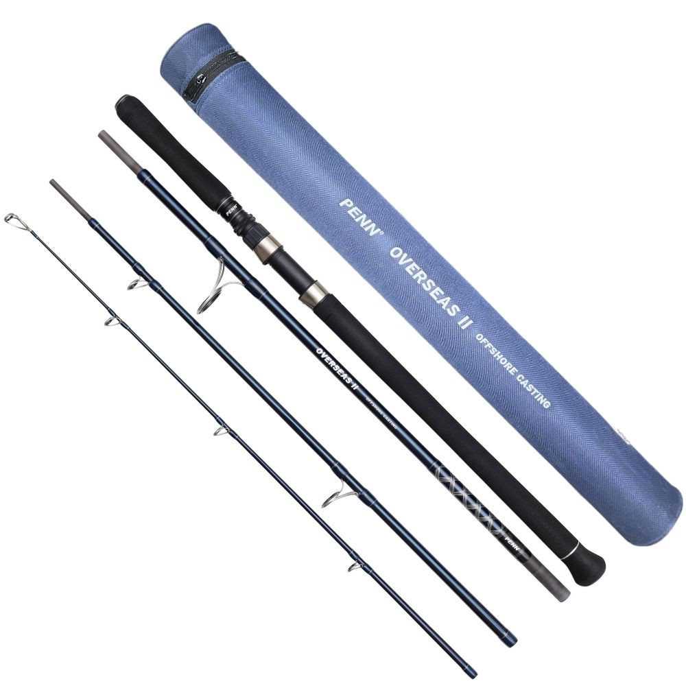 PENN Saltwater Spinning Travel Rod OVERSEAS II OFFSHORE CASTING 2.40m/100-200g