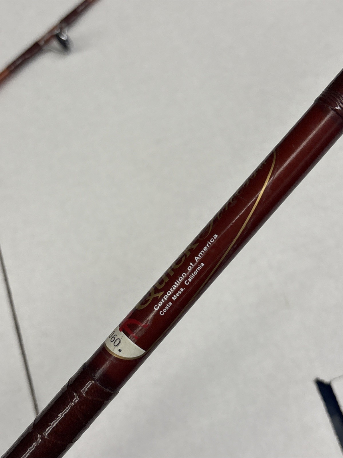 Vintage Quick Finessa 6060 Fishing Rod 6’ 2 Piece