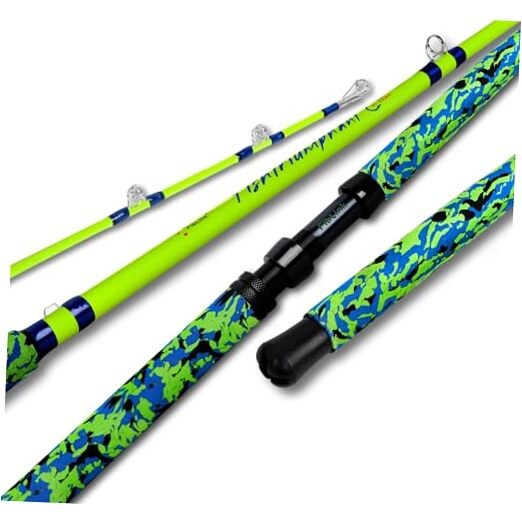 Catfish Fishing Rods, 1 Piece/2 Piece Catfishing Pole, Medium Heavy Catfish