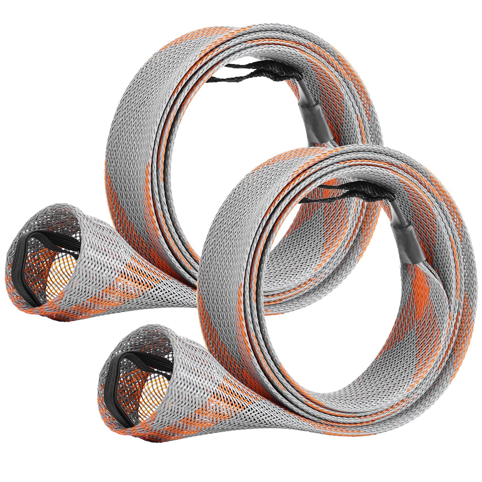 SF Standard Casting Fit Rod 6-1/2 FT to 7-1/2 FT, Gray-orange-2pcs