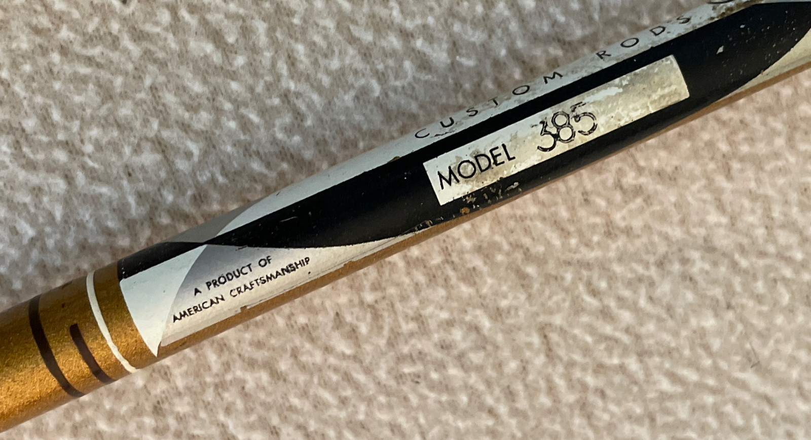 RODDY BUILT CUSTOM ROD 6’6″ ~ 2 PIECE LIGHT ACTION FISHING ROD MODEL 385