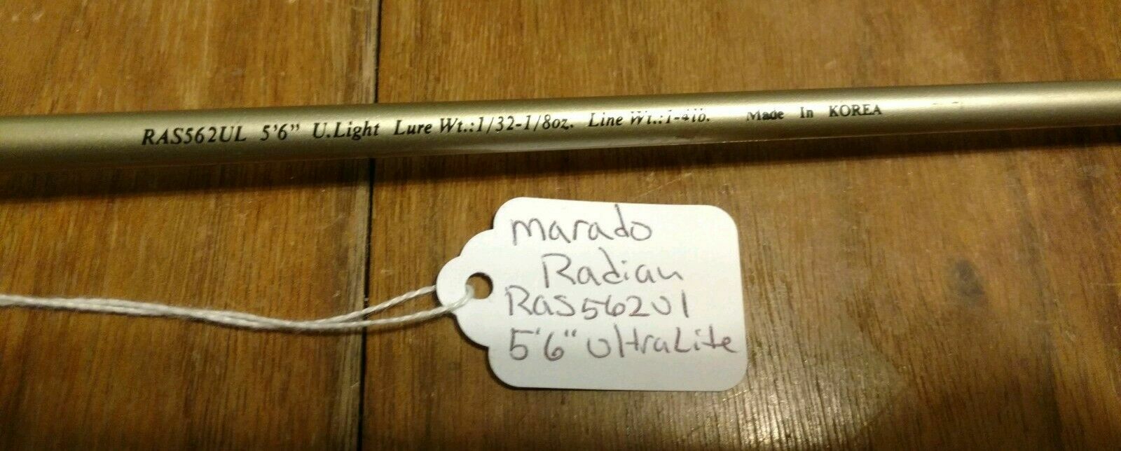 Marado Radian RAS562UL 5′ 6″ Ultra Light 1/32-1/8 oz 1-4 Lb Fly/Spin Fishing Rod