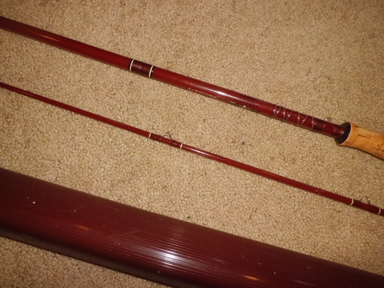 Vintage FENWICK Feralite FF80 Fly 8′ Rod made in USA- 7-8 fly line #F47527