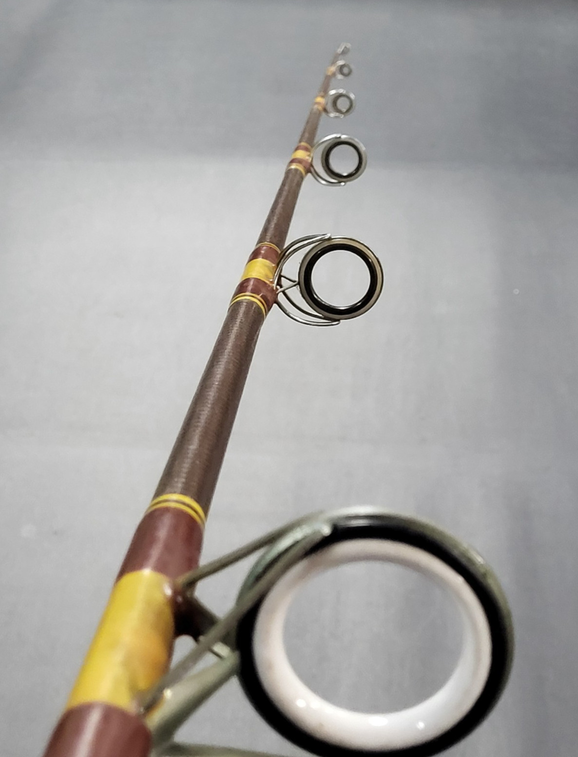 Sam Scott Palm Beach Original 7’6″ Spinning Rod, Split Foam Grip, 6 Guides, EX