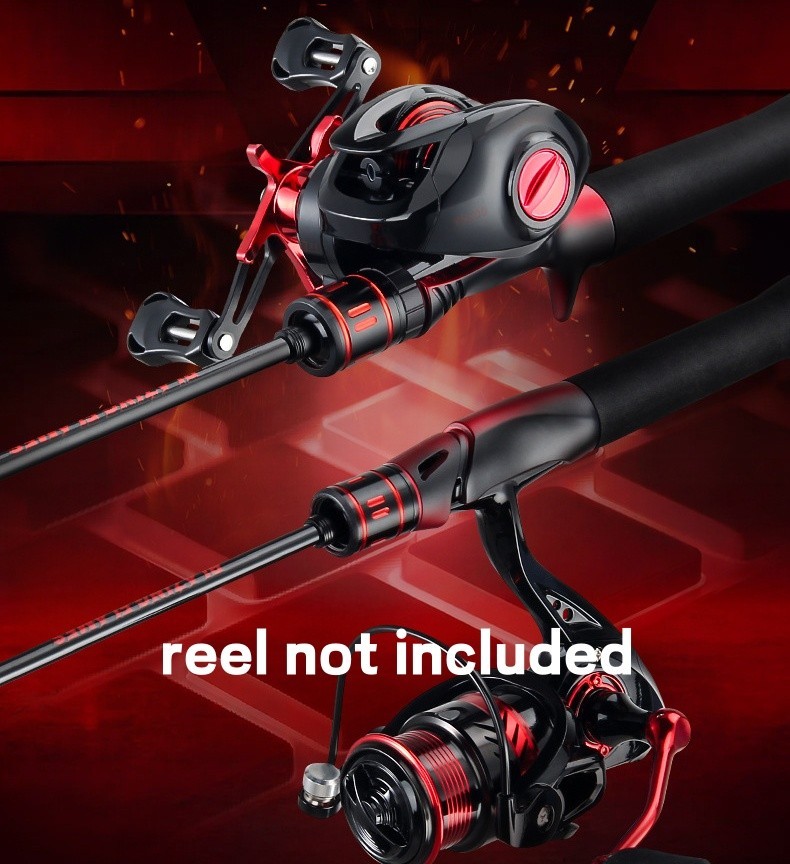 Fishing Rods Spinning Carbon Fiber Ultra Light Casting Portable Rod Travel Pole