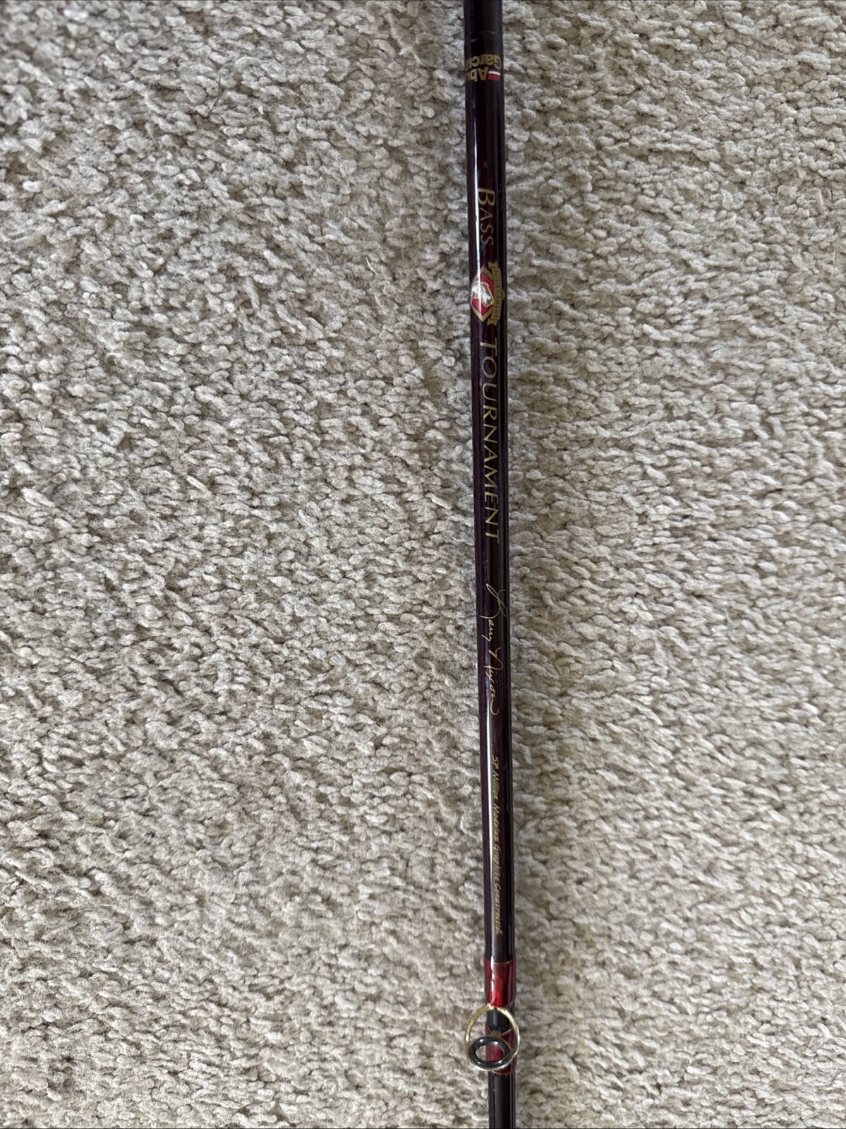 ABU GARCIA 7’6” 15-30LB MED HVY BASS TOURNAMENT LARRY NIXON FISHING ROD