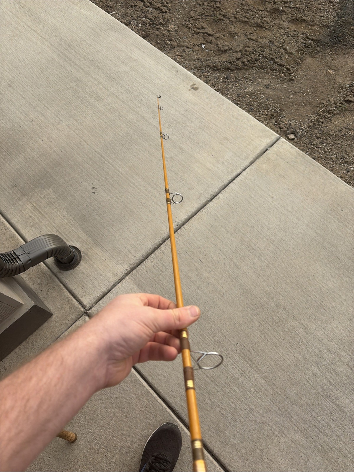 Bob Rudd Reeder Rod 007 Two Piece Nice