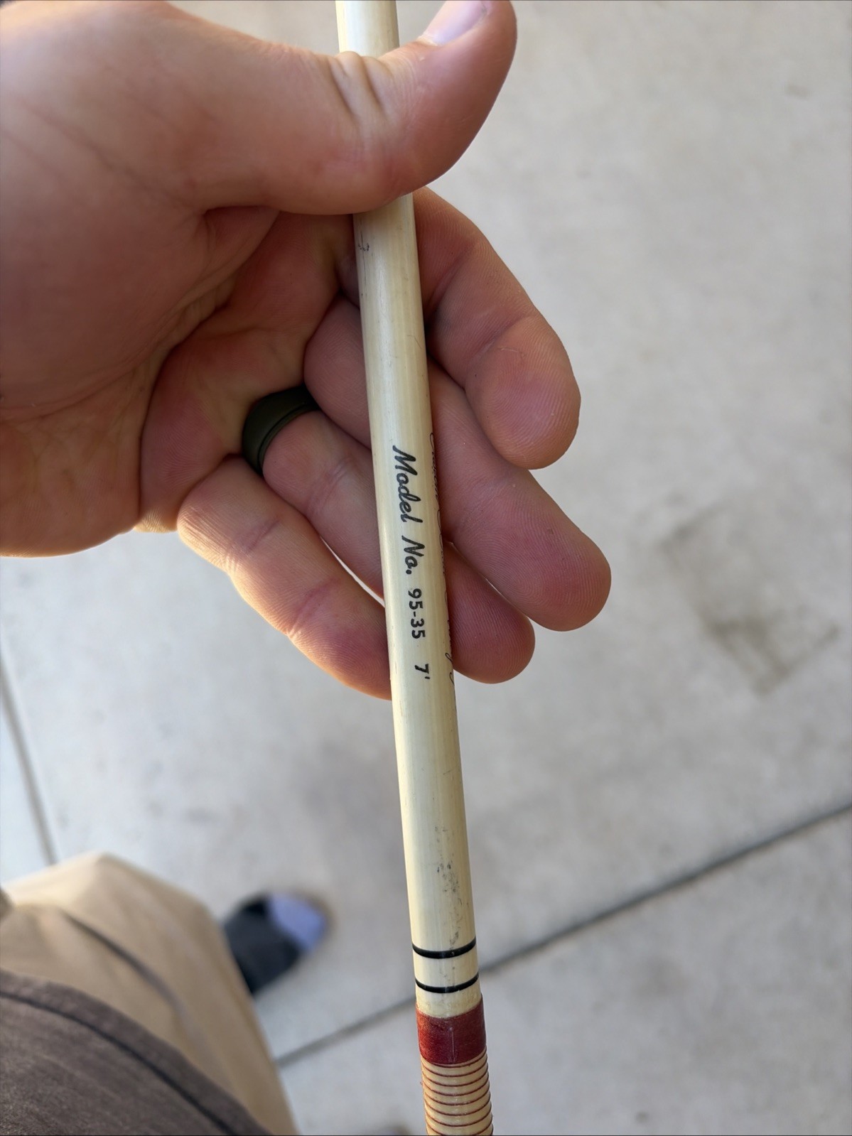 True Temper 95-35 7ft Custom Built Rod