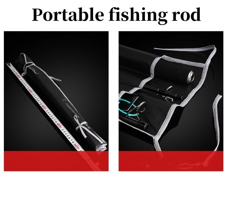 Fishing Rod Spinning Travel Shore Jigging High Carbon Fiber Rods Portable Pole