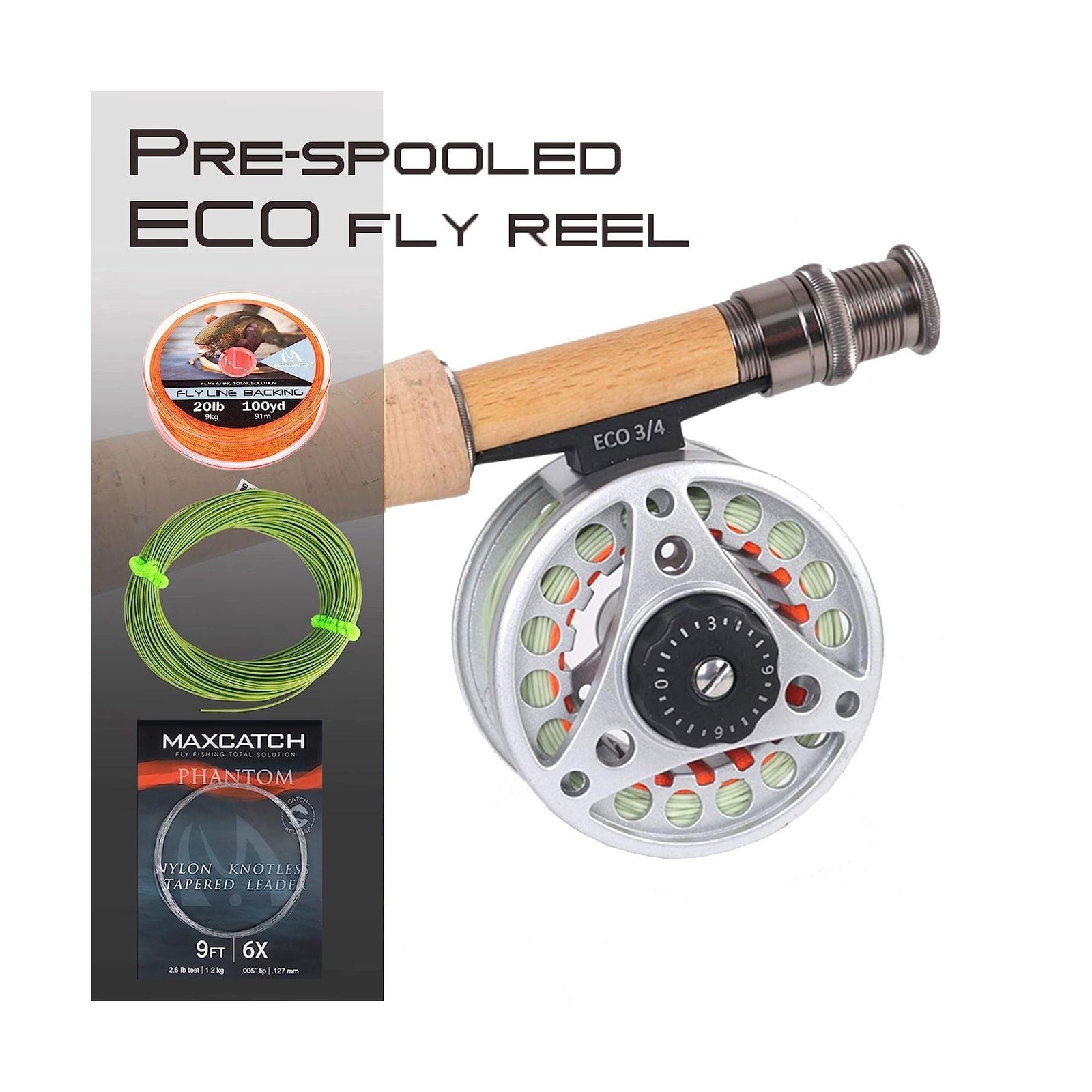 M MAXIMUMCATCH Maxcatch Ultra-Lite Fly Rod for Stream River Panfish/Trout Fis…