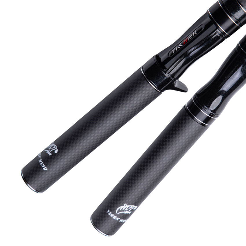 TAIGEK Travel Fishing Rod 5’2” 6′ 3-6lb Light Casting Spinning Rod Carbon MF
