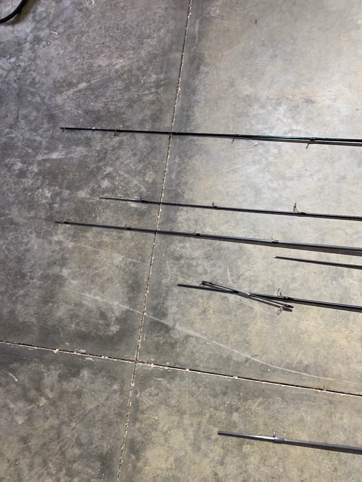 LOT OF 11 BASS PRO SHOP, Lews, Zebco FISHING RODS (BROKEN)