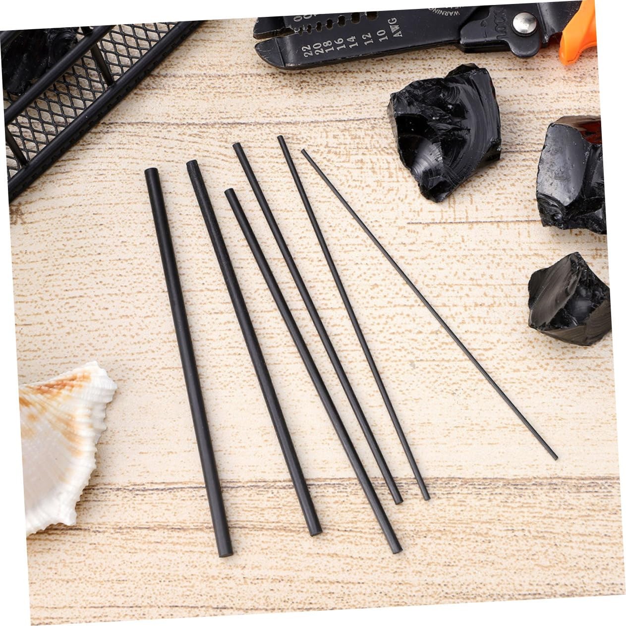 Carbon Fishing Rod Repair Insert Solid Fiber TwoPiece Connection Tip