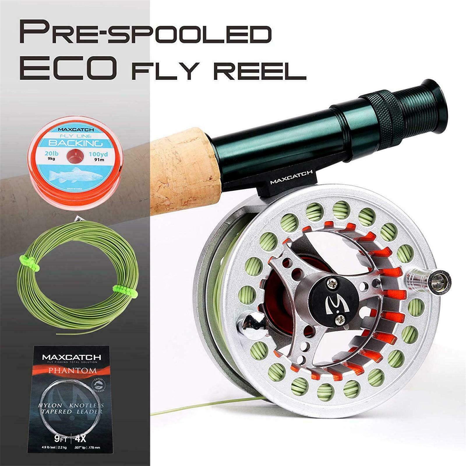 Extreme 3/4/5/6/7/8WT Fly Fishing Rod Kit, New Starter, Whole Combo