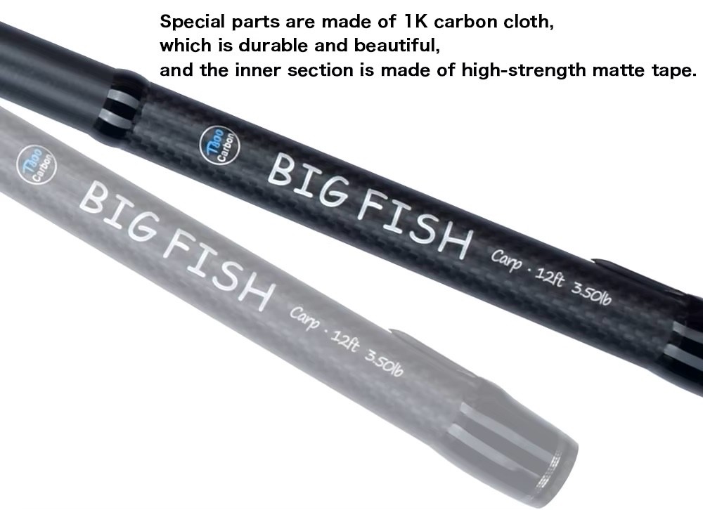 Big Fish Vacation Travel Fishing Rod Carp Coarse Freshwater Rods Various