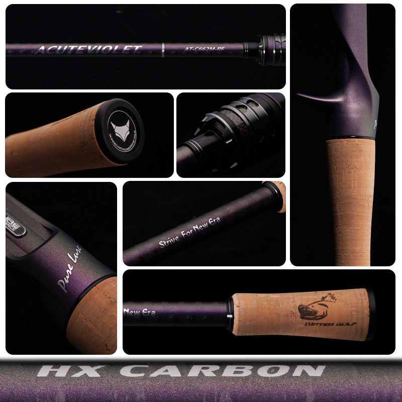 PURELURE ACUTEVIOLET Jerkbait Fishing Rod Spinning Casting Lightweight