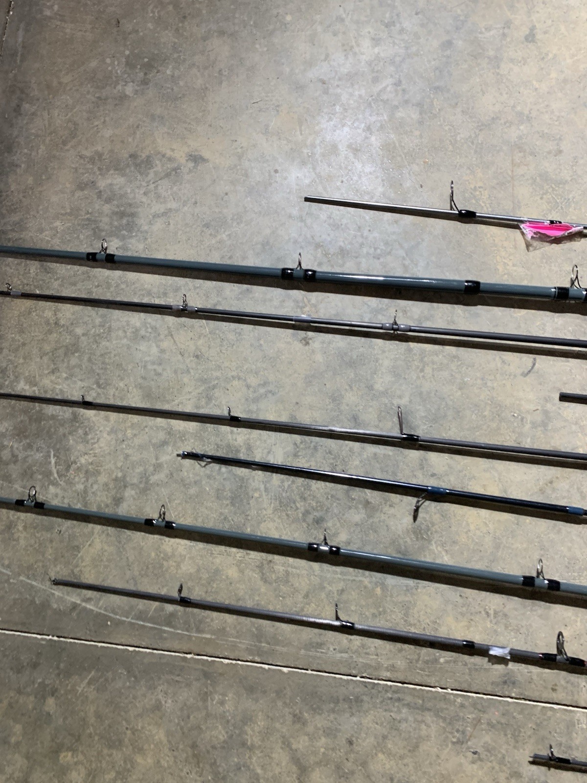 LOT OF 10 BASS PRO SHOPS FISHING RODS (BROKEN)