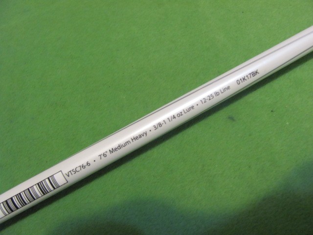 Abu Garcia VERITAS 7′ 6″ Medium Heavy Action Casting 1-Piece Rod