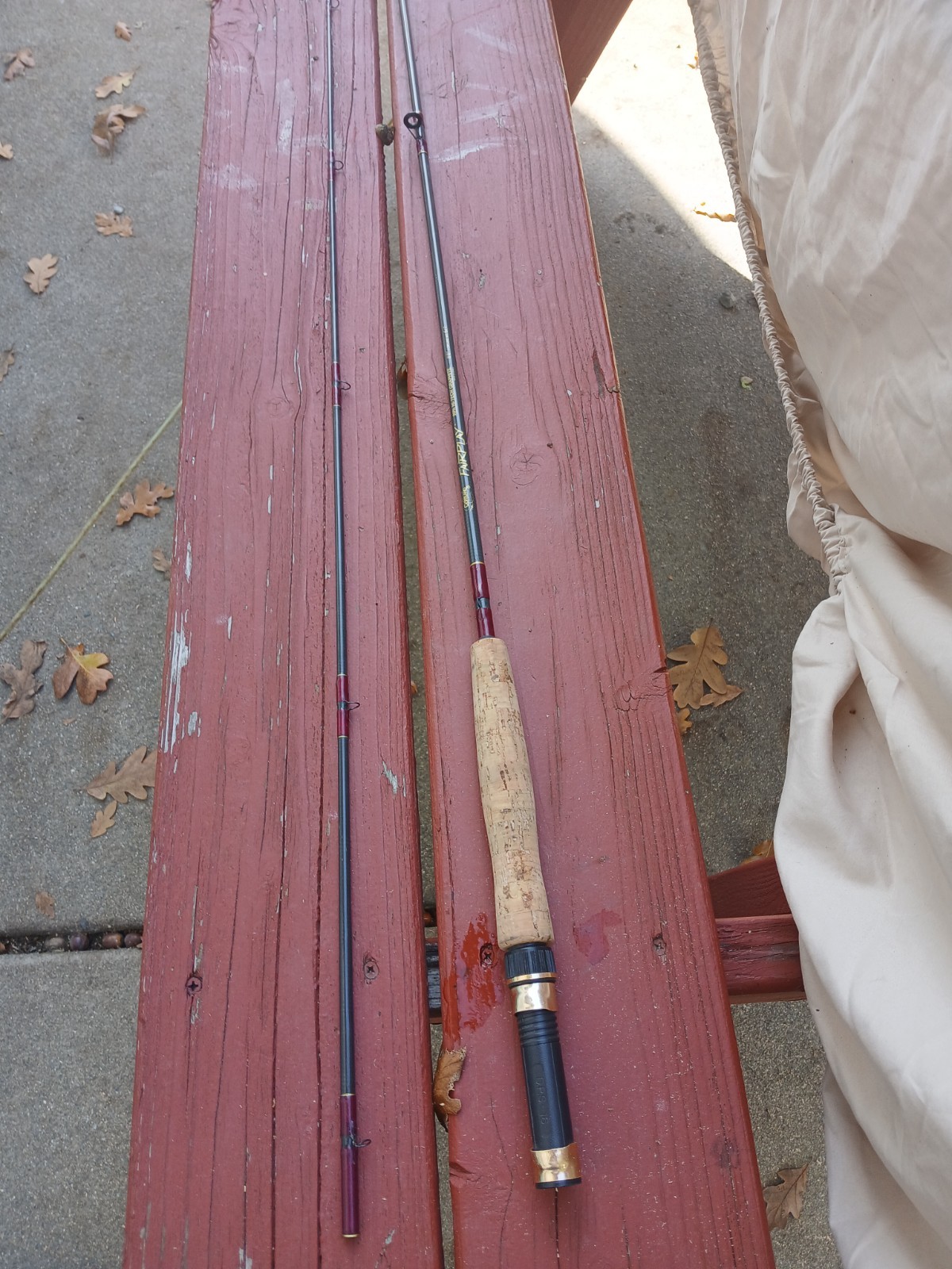 Cortland Fairplay Fly Fishing Rod 8’ 6″ (2) Piece 6/7 Wt Graphite/Composite EUC