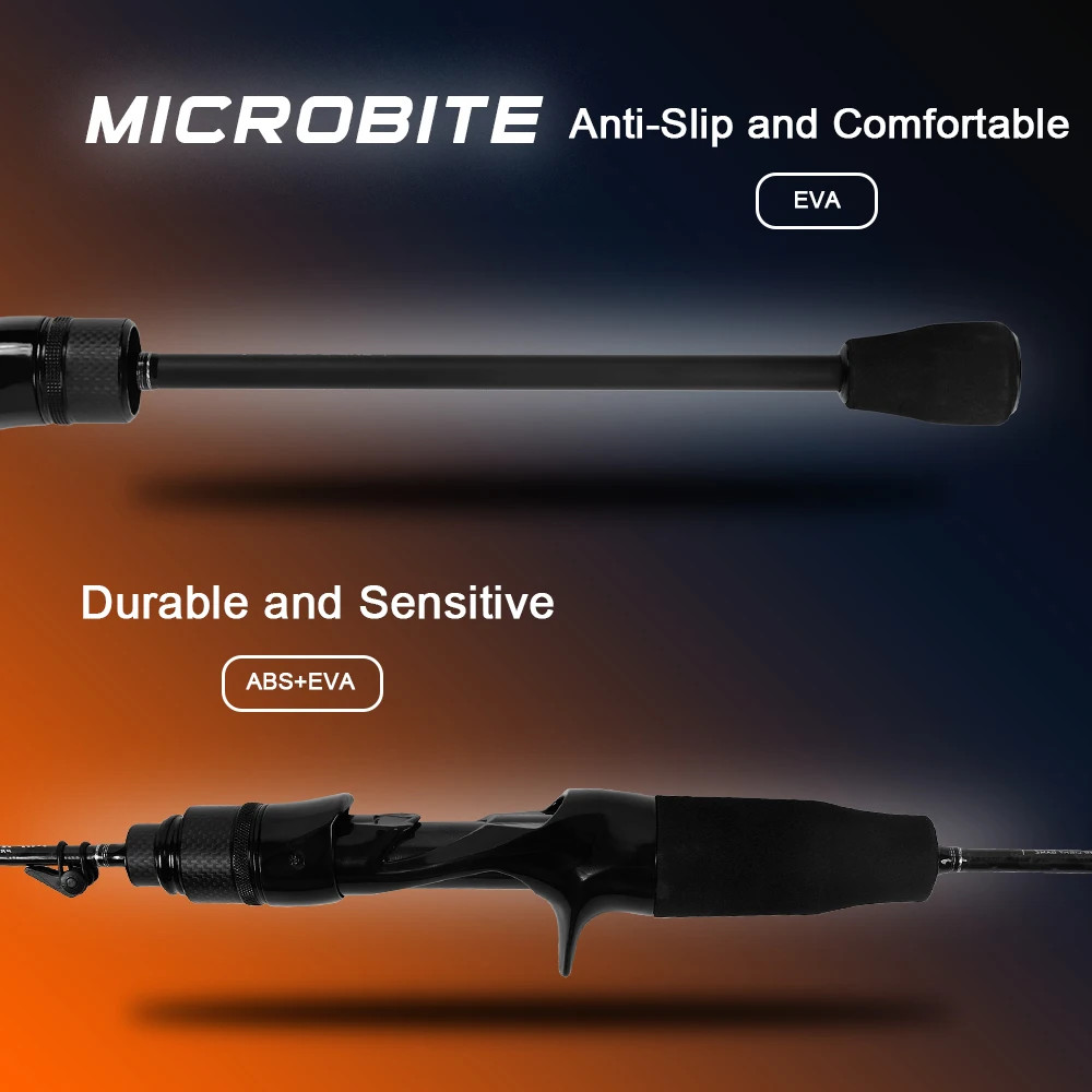 MIFINE MICROBITE 4-Piece Travel Fishing Rod 40+46T Carbon Fast Action 1.8-2.2M