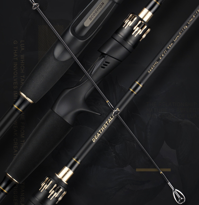1.68M 1.8M Rods Spinning Casting Rods Poles Lure Fishing Rod Carbon Fiber Pole