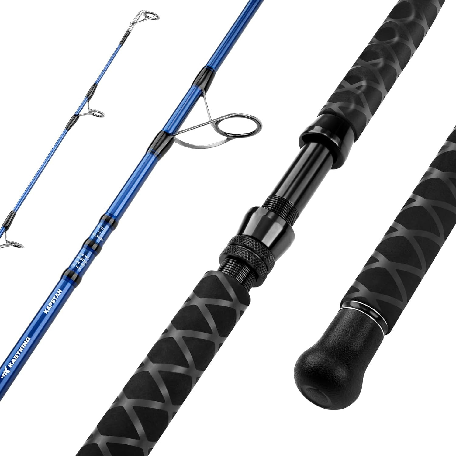 KastKing Kapstan Saltwater Spinning Rod, Boat & Surf Fishing Rod, Lightweight S-