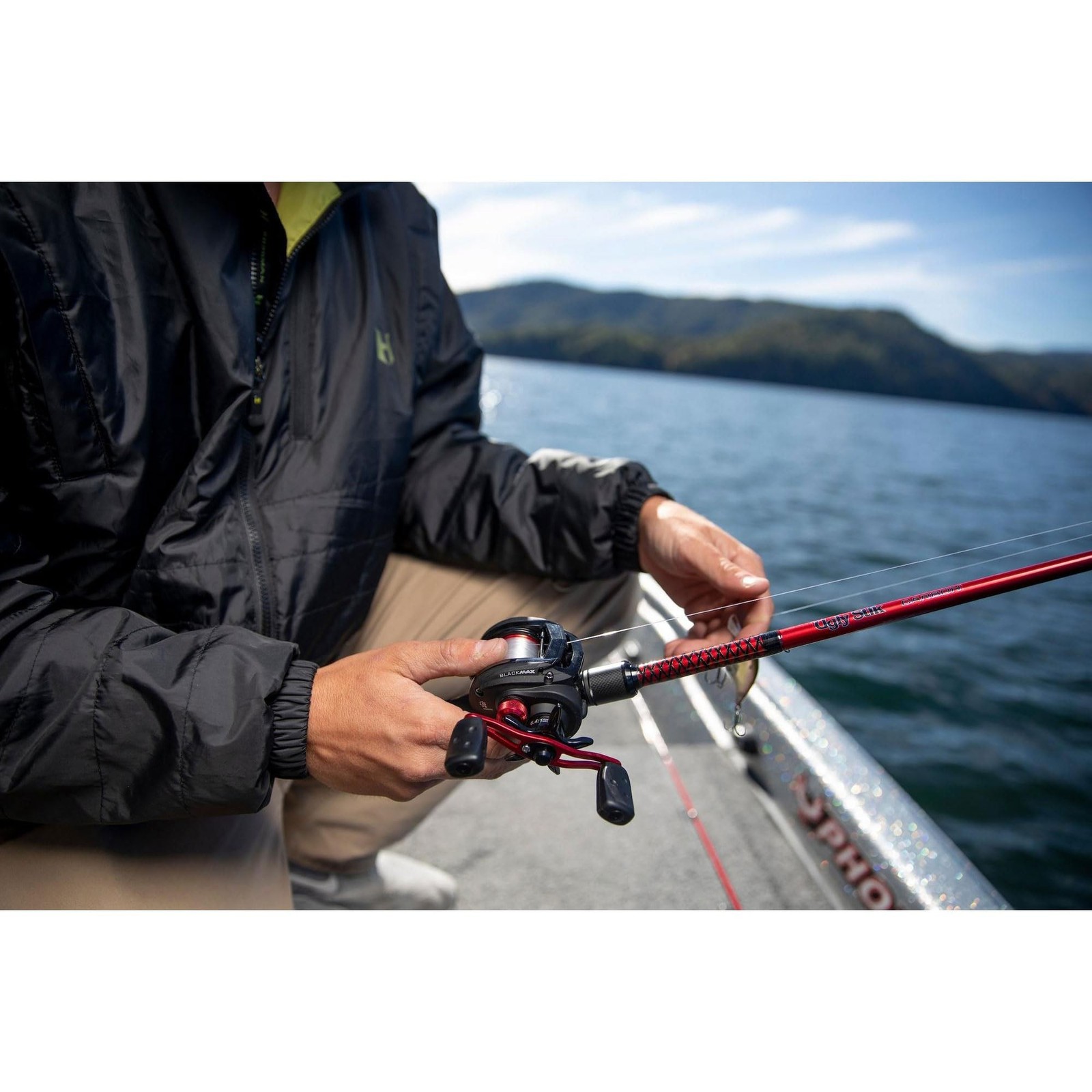 Ugly Stik Carbon Low Profile Baitcast Reel and Fishing Rod Combo