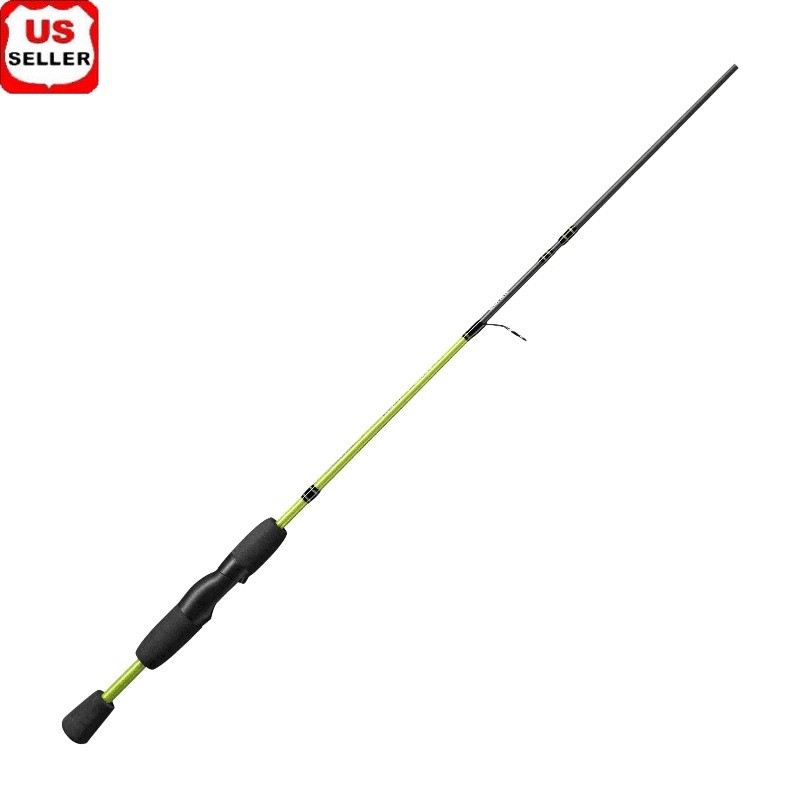 Crappie Thunder 66in Fiberglass Spin Rod Medium Power Comfort Grip Durable New