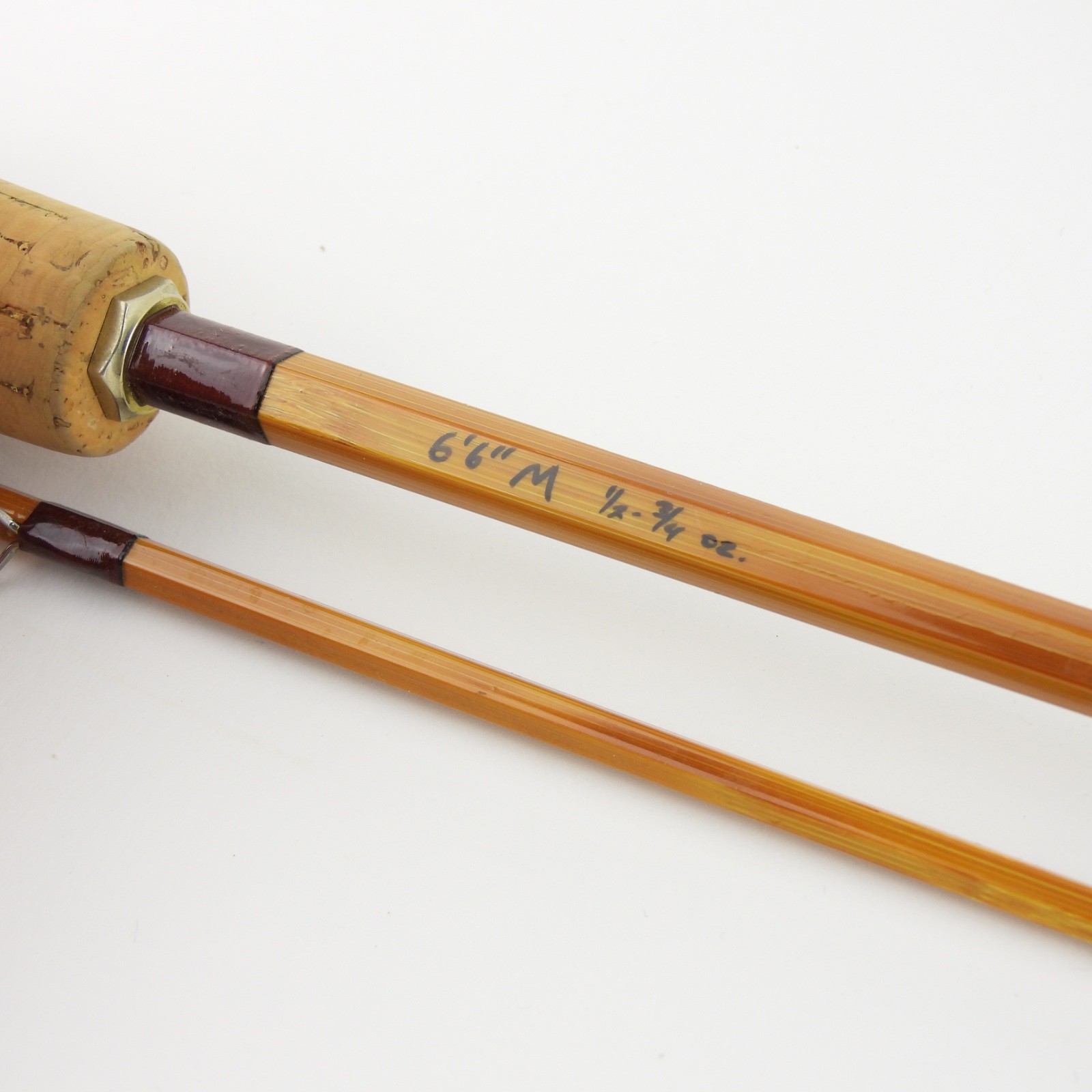 Fultz Rod Co. Bamboo Casting Fishing Rod. 6’ 6”. 5oz. W/ Tube & Sock.
