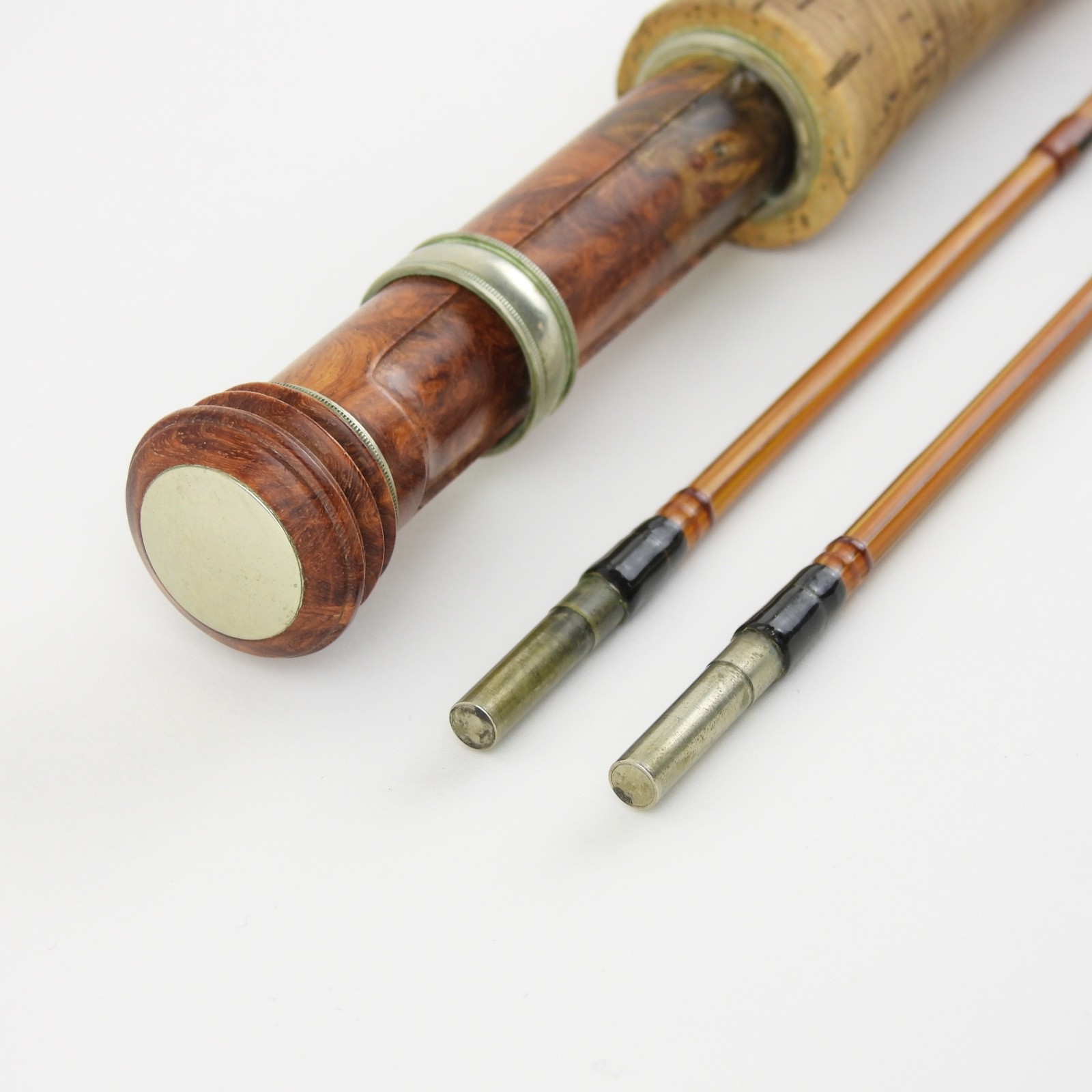 Jon M. Dann “Spring Creek Companion” Bamboo Fly Rod. 7’. 3wt. W/ Tube & Sock.