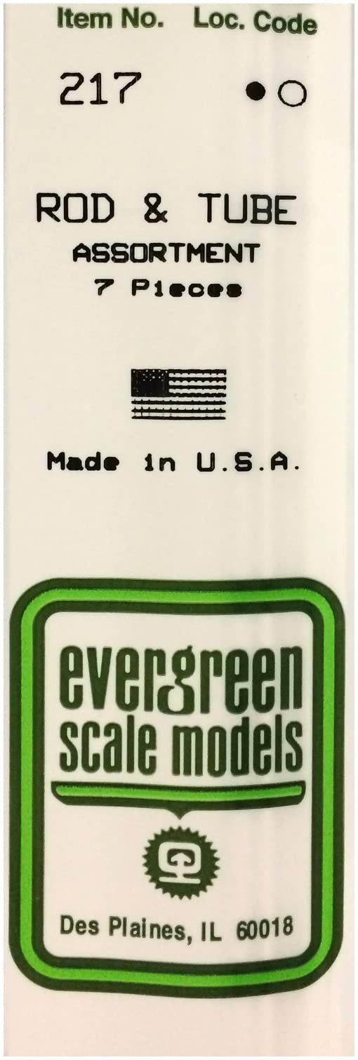 Evergreen Plastic Rod Pipe Set 70EG217