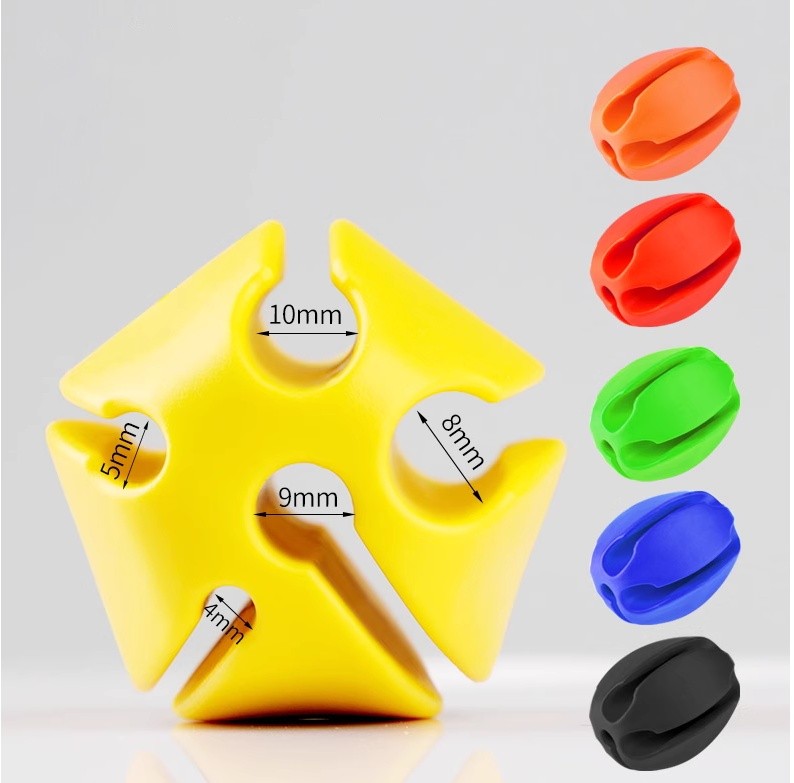4Pcs Fishing Rod Clips Ball Rod Retaining Holder Protector Device Fishing Tools